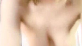 Awesome Teen With Big Boobs Dildo Masturbation