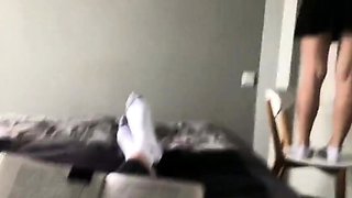 Maid Skipped Panties for Work, Got Fucked - Amateur Blowjob