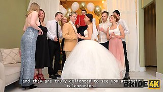 BRIDE4K. My slutty friends helped me with wedding fuck ft. Moon Imp: Porn