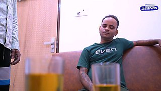 Savor the heat of a passionate Indian trio's sensual adventure