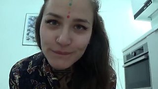 Horny Turkish Stepsister Fucks Brother - Homemade Cowgirl & Blowjob