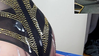 Elena Clark Nylon Leotard Masturbation