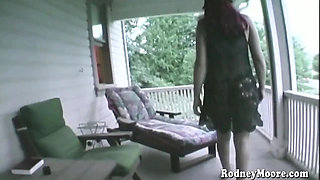 Vintage Hairy Girl Fucked Hard on Vacation - Retro Sex with Facial