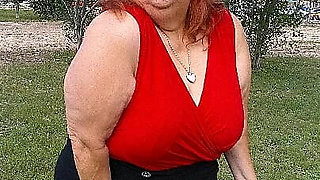 Sexy Nurse Vicki Walks in Park Flashing and Teasing You