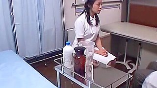 Japanese Voyeur Footage of Clumsy Nurses Making up for Their Mistakes to a Dominant Doctor 2 [upload king]