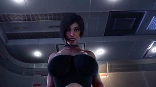 Resident Evil ADA WONG watch BBC begs to be fucked hard in big ass Anal Hentai Anime CREAMPIE