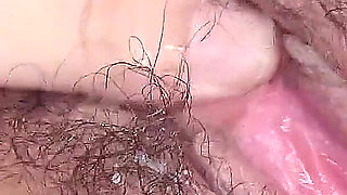 Hairy Asian Uncensored Pussy Nozomi Hinata Gets Fucked Hard in a Threesome Until She Orgasms