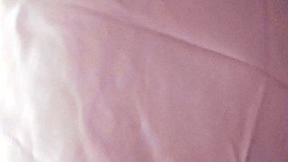 Amateur brunette double toying on webcam