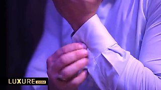 Anita Rover & Tommy Cabrio Hot Threesome MMF - Brunette Wife Shared Doggy Style & Blowjob