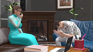 Three dimensional, mature, college girls