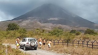 Vintage Rita Faltoyano shares intense passionate orgy outdoors