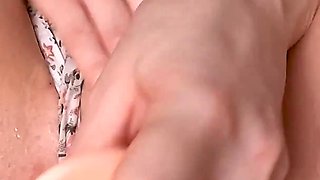 My Dirty Pussy Doesn't Give Me Any Peace, I Constantly Jerk off My Clit to Calm Her Down