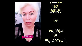 Charming Russian Slut Wife Aimee: Solo with a Dildo in Her Shaved Mature Cunt