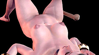 Fingering Chun Li - Moaning orgasm