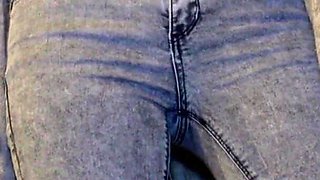 Blonde loves to piss and to fuck hard in POV