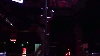 Hot Mexican Stripper Blows and Swallows Old Man Load