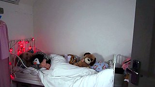 Big Boobed Blonde Masturbates With A Dildo In The Bathroom