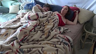 Anal sex of curly guy and MILF in the morning