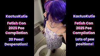 Fetishcon 2025 Pee Compilation