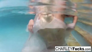 Charley Chase shows of her amazing tits