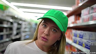 Dollar Tree Employee Gets Her Pussy Punished For Promotion
