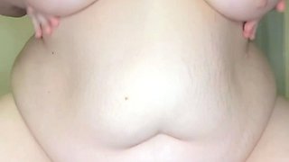Big boob brunette masturbates on webcam