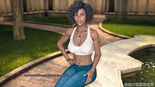 Summer Breeze stars in an animated visual novel about virtual sex and steamy adventures