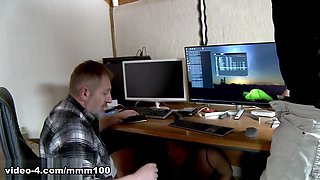 Blonde MILF Charlie Takes on Double Penetration in Threesome with Kevin White and Terry Kemaco - MMM100