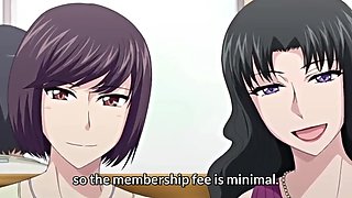 Curvy chicks in the gym are always hungry for big cocks hentai