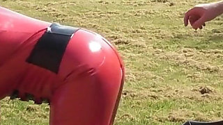 Fucking outdoor in PVC