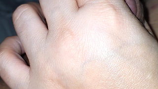 Innocent step sister gone wild on step brother by handjob his dick