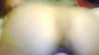 Fisting Her Black Pussy on Webcam