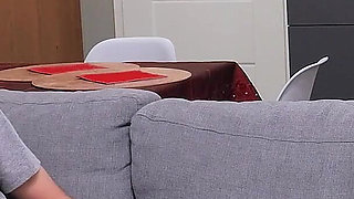 Naughty Boy Gets Spanked and Punished by Miss Santa for Masturbating on Christmas Day!