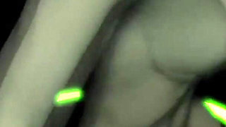 POV robot girl strip tease