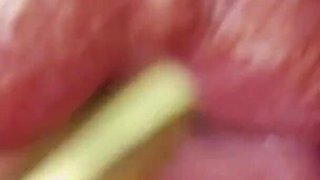 Giantess Plays with 7 Tiny Persons and Swallows Them