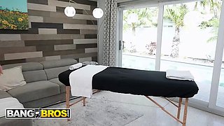 Bangbros - blaire johnson’s voluptuous massage turns horny when she sees brickzilla’s monster pecker