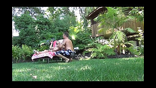 Blonde MILF with a nice pair of big boobs rides a hard cock