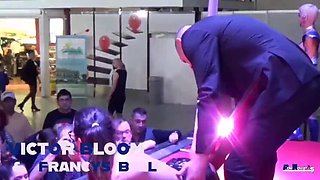 Hot Spanish Sex Party with Brunette & Big Dick - Real Public Hardcore Action