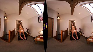 Amateur wanking in lingerie