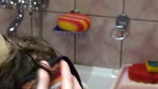 Washing My Hair in the Shower