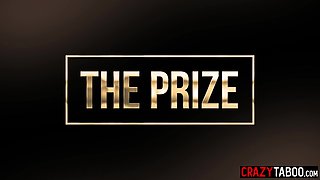 Competition between two buxom mommies