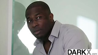 Small-breasted Blonde Chloe Cherry's Interracial Encounter - DarkX
