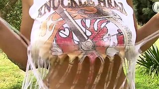 ThisIsGlamour Melissa Debling Shows Off Her Perfect Breasts