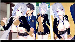 [hentai Game Koikatsu! ]have Sex With Big Tits Vtuber Higuchi Kaede.3dcg Erotic Anime Video