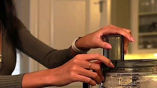 Close up teen masturbation