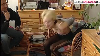 Skinny German Girl Jean Pallett Strips Naked During Chat With Guy - Amateur Striptease & Dildo Fun