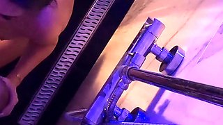 Guy Fucks a Petite Brunette in the Shower and Cums on Her Face and in Her Mouth