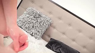 TugCasting Rachael Cavalli jerks penis model