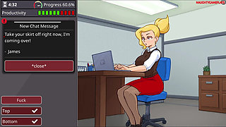 BIMBO BBW SECRETARY with HUGE TITS is the OFFICE SLUT gets FUCKED by Everyone in The Office - Office Slut