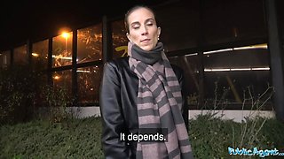 Night time outdoor sex at the station